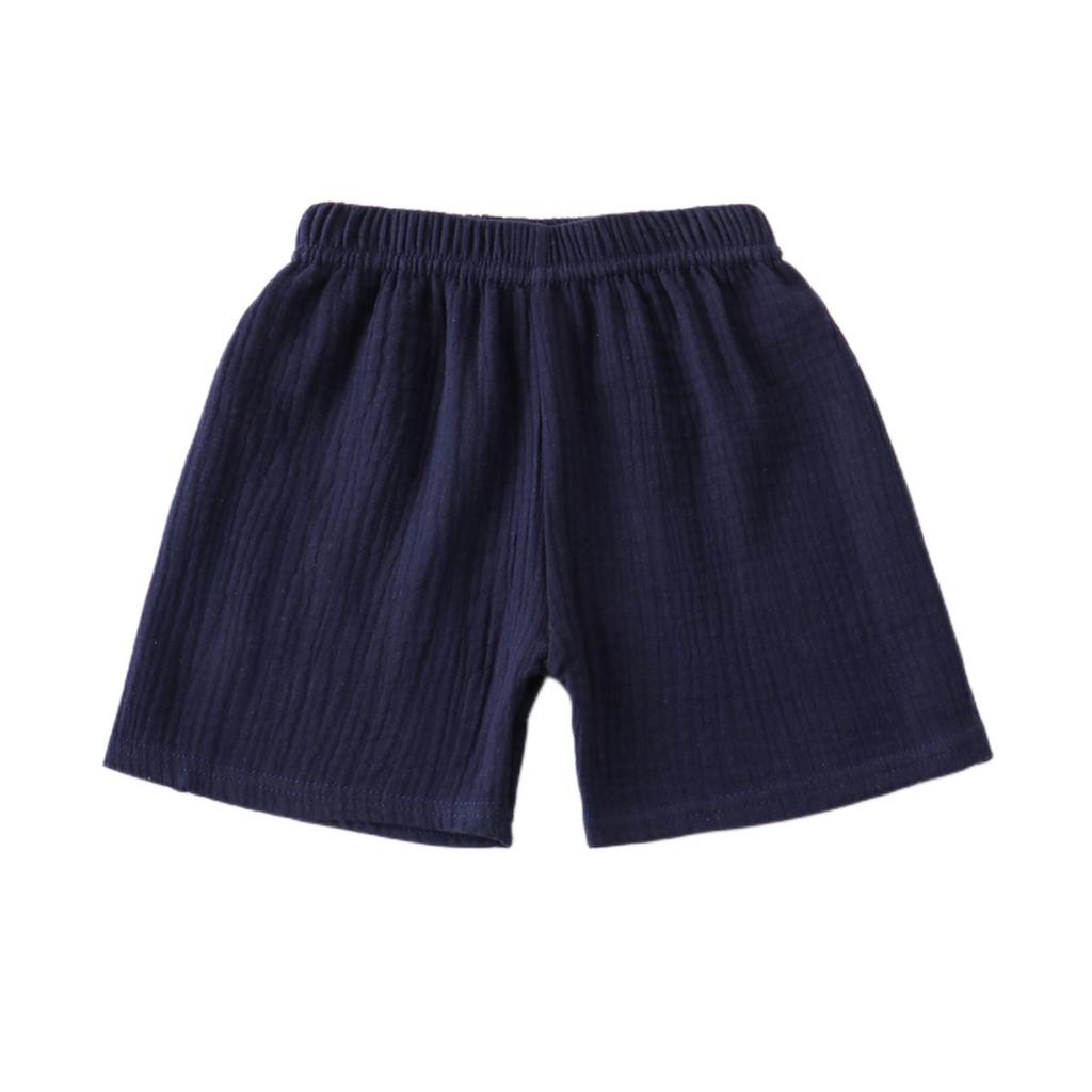 Boys And Girls Casual Loose Sports Shorts Fashion Plain Color Comfortable Kids Pants