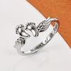 Cao Shi Angelic Footprint Ring: Sweet, Warm, and Elegant Jewelry for Women