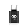 Car Usb Type C Cable Converter Charging Adapter Car Accessories For Toyota Chr Corolla Yaris Rav4 E150 E120 Land Cruiser 200