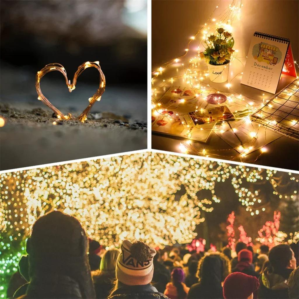 New Outdoor Solar Lamp String Lights Timing 200/300 LEDs Fairy Holiday Christmas Party Garland Solar Garden Waterproof