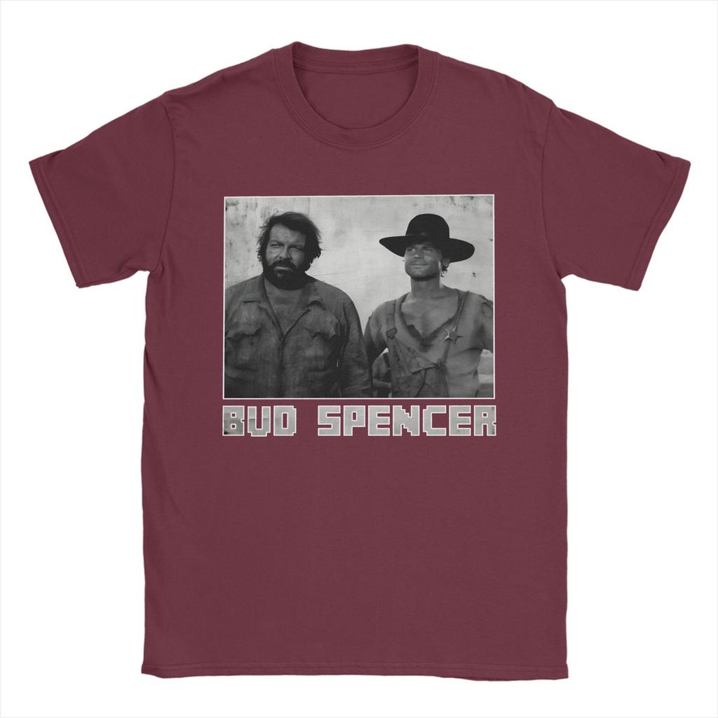 Vintage Bud Spencer T Shirt Summer Fashion TShirts Unisex Pure Cotton Round Neck Plus Size 5XL Top Tees ShortSleeved Vintage Tops