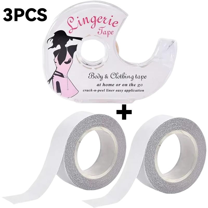 Doppelseitiges Klebeband für den Körper, selbstklebend, BH, Kleidung, Kleid, Hemd, geheimer Aufkleber, transparentes Dessous-Klebeband, unsichtbarer Anti-Nackt-Aufnäher auf der Brust