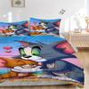 Tom Jerry Hug Print 3Pcs Bedding Setduvet Cover With 2 Bedropillowcase Home Birthday Gift