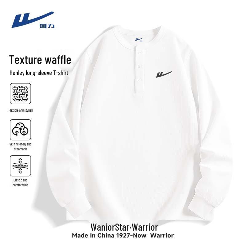 

Warrior Men s Waffle Knit Long Sleeve T-Shirt 3XL