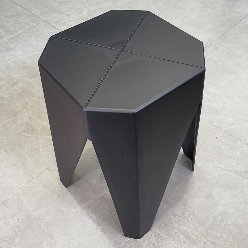 Modern Creative Household Simple Dining Stool Thickened Stackable Dressing Stool Light Luxury Fashion Plastic Stool for Home