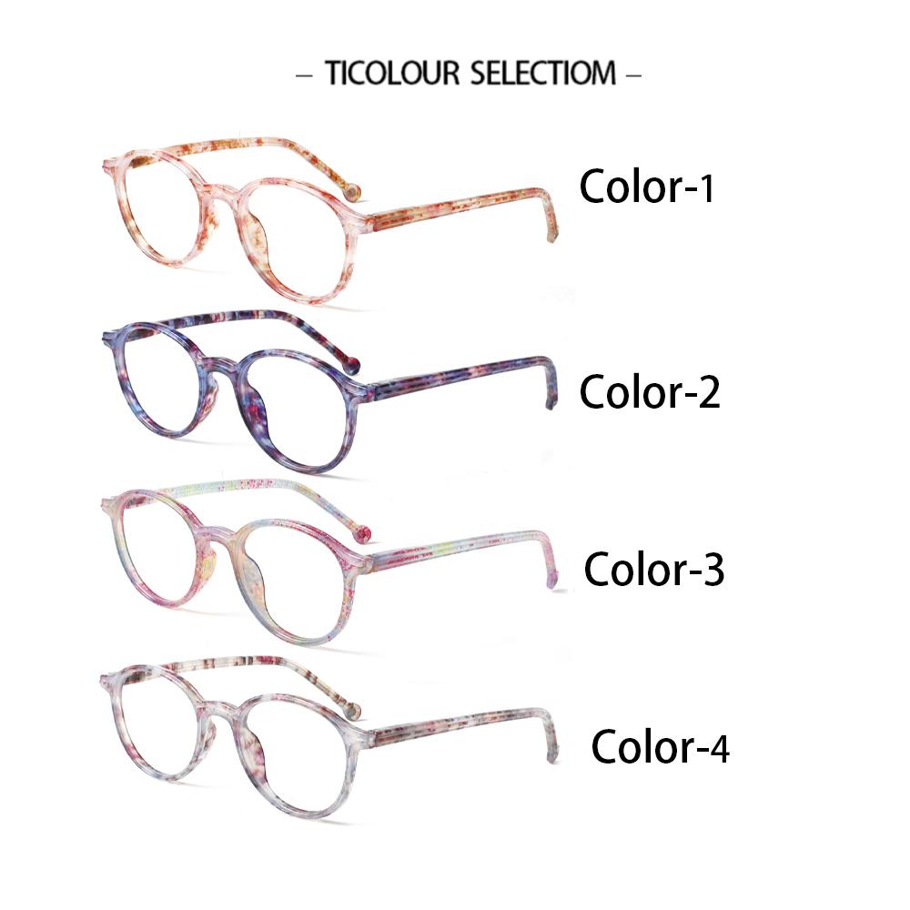 TUREZING 4 Pack Presbyopia Eyeglasses Premium Grade High Definition Optical Lens Diopter Glasses Women Flexible Spring Hinge