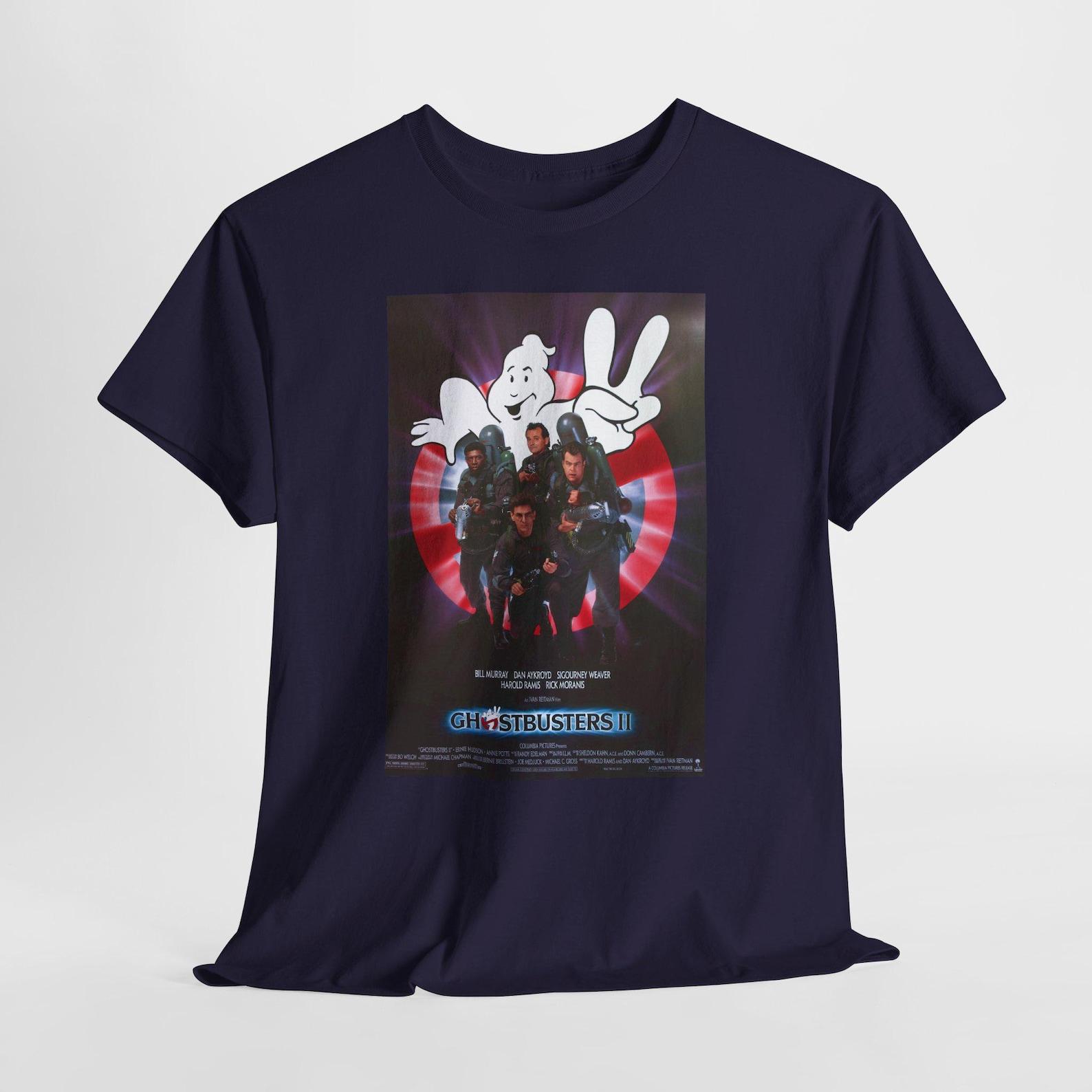 Ghostbusters 2 Tee Retro Graphic T-Shirt, Vintage , 80s Inspired Unisex Top, Movie Fan Apparel, Gift for Film Buffs, Classic Action Film XL