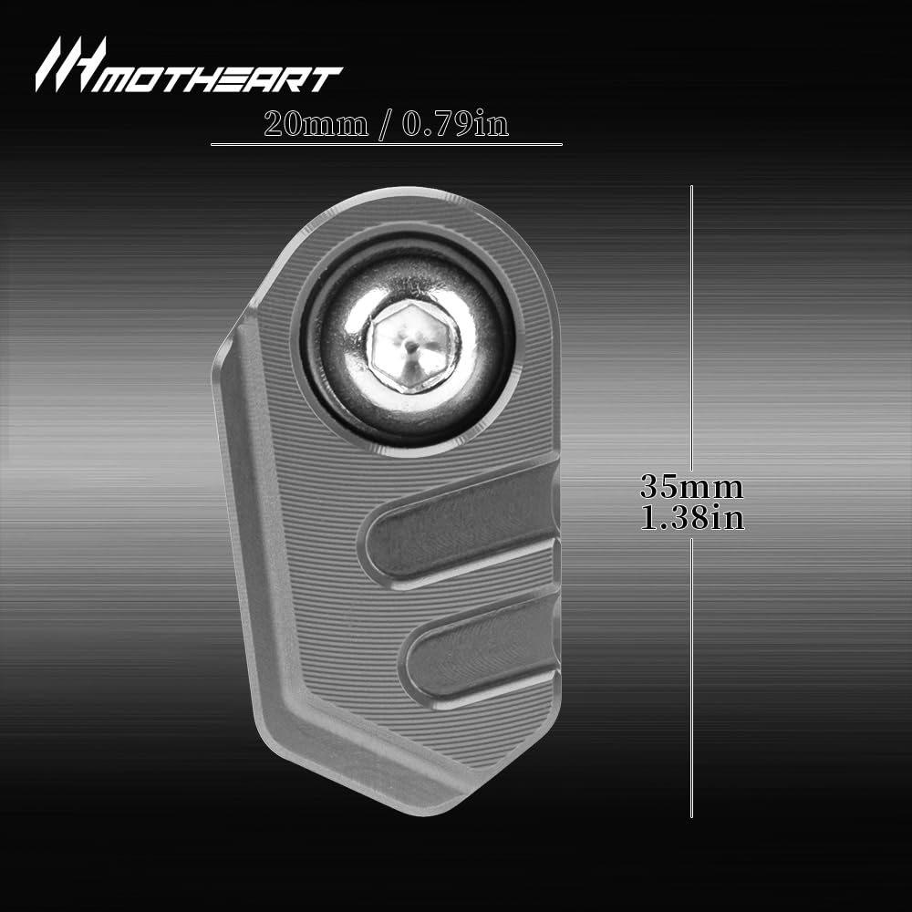 MotHeart Motorcycle ABS Sensor Guard Compatible Ninja 4RR 2023-2024 CNC Aluminum Cover for Front
