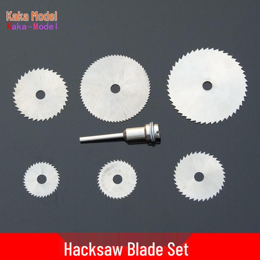 6-Piece Mini High-Speed Steel Saw Blade Set: Multi-Material Cutting with Handle