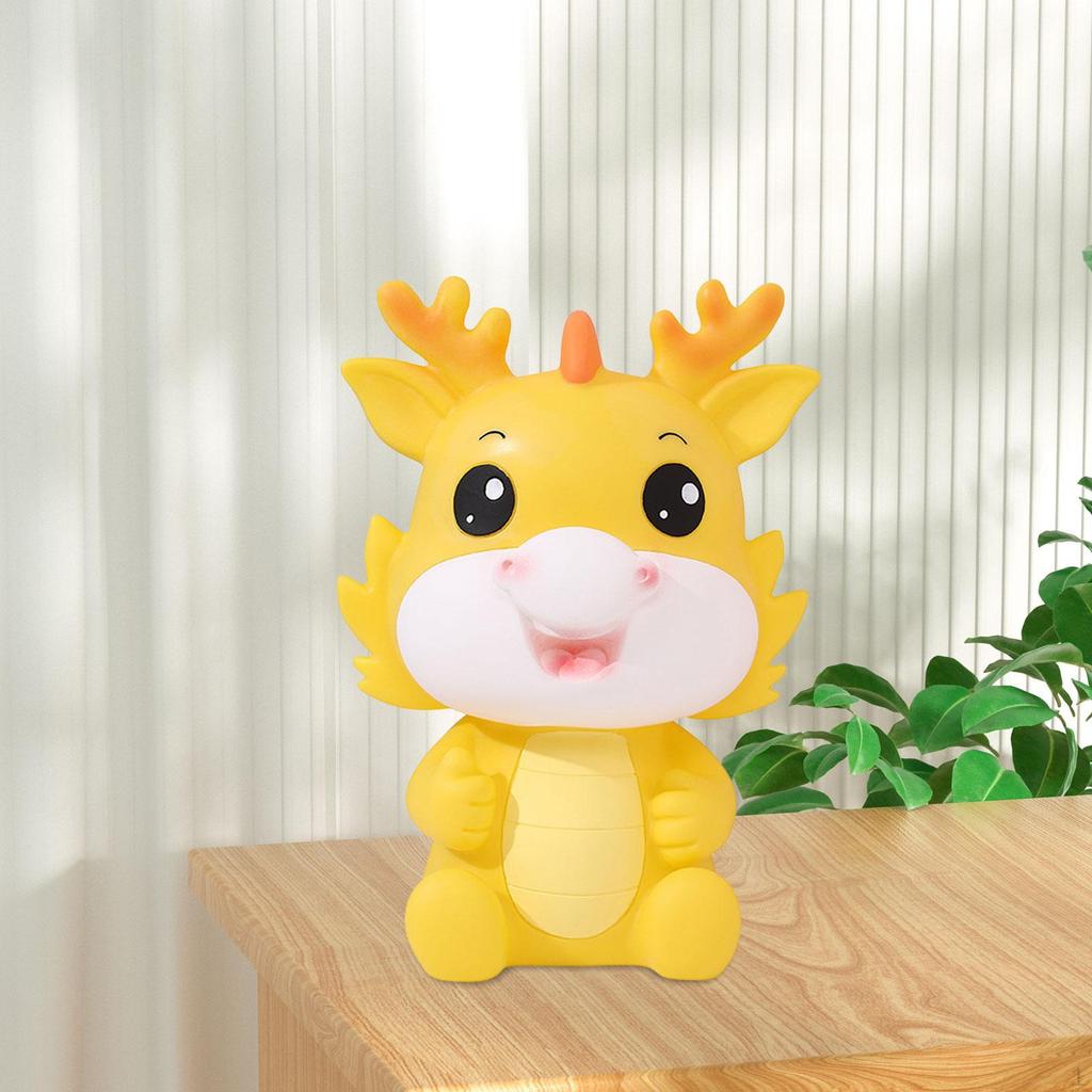 Chinese Dragon Money Bank Saving Jar Figurine