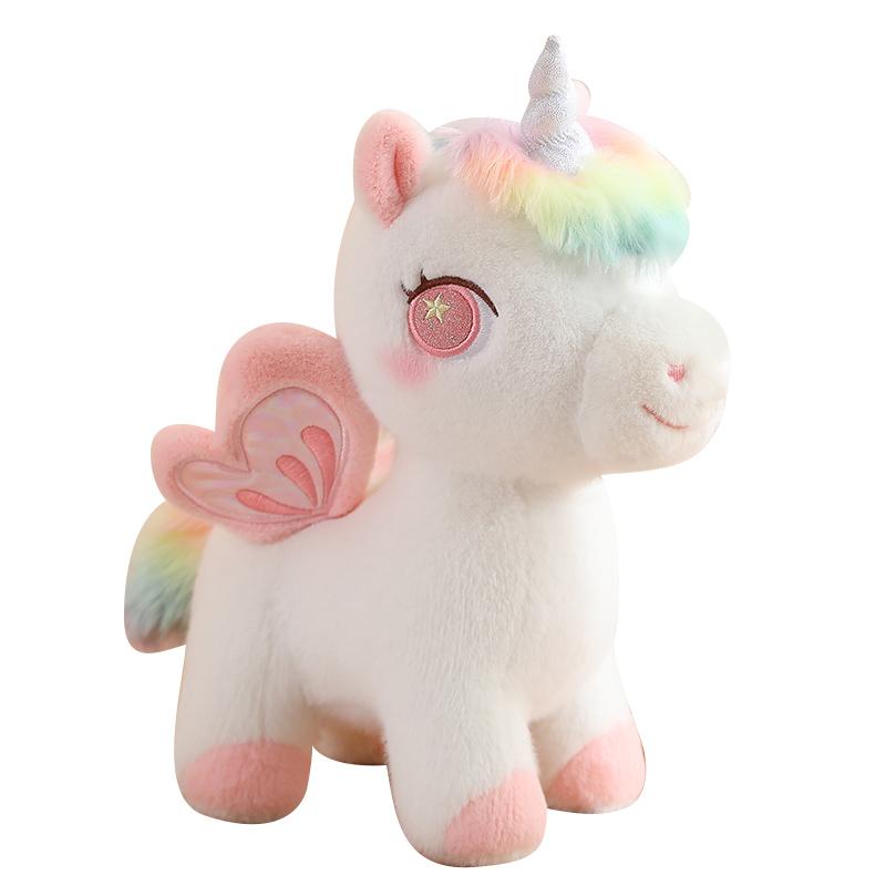 Unicorn Plush Toy Stuffed Cartoon Animal Soft Dolls Fly Horse Toys for Children Girl Kids Birthday Gift Present