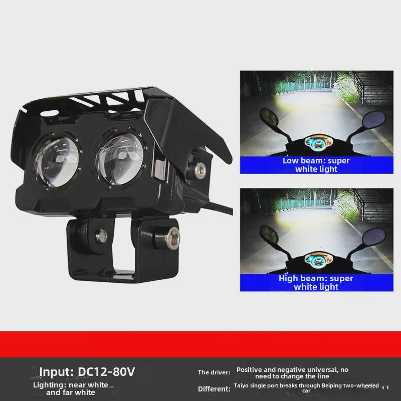 "Super Bright LED Headlight for Electric Car, Motorcycle & Three-Wheeled Vehicles"