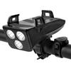 Bicycles Front Lamp Cycling Head Lamp Head Light Rechargeable Bikes Front Light Watertight Bicycles Handlebar Flashlight