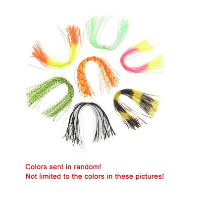 Spinner Sinking Artificial Windless Rubber Squid Silicone Skirts Soft Fishing Lures Beard Jig Bait