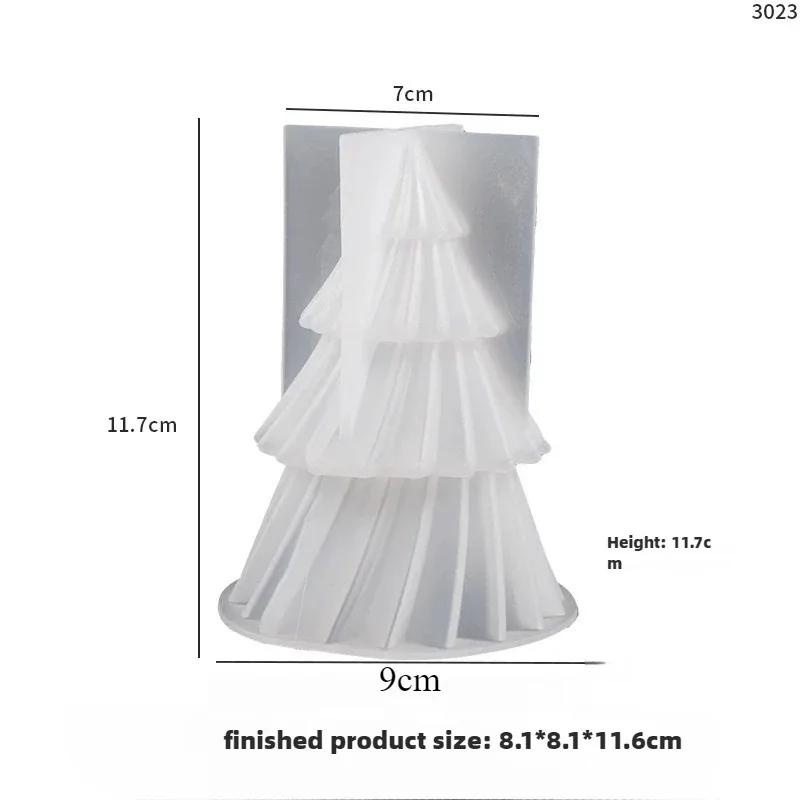 

3D Геометрическая Сосновая Силиконовая Форма Свечи Рождественская Елка Ароматизированные Свечи Силиконовая Форма DIY Ароматическая Свеча Мыловарение Инструменты Ремесло