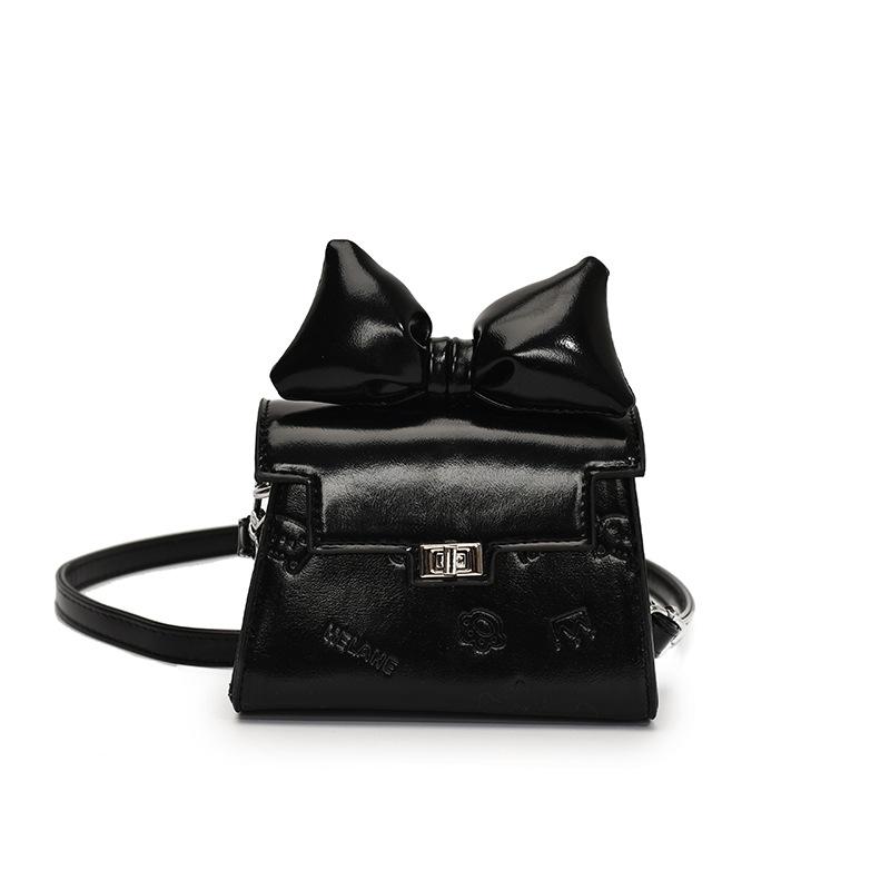 Trendy New Product Cute Embossed Korean Version Niche Bow Mouth Red Envelope Fashionable Foreign Style Super Fire Versatile Messenger Women's Bag