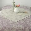 Violet Victorian Flower Linen Tablecloth 100x130