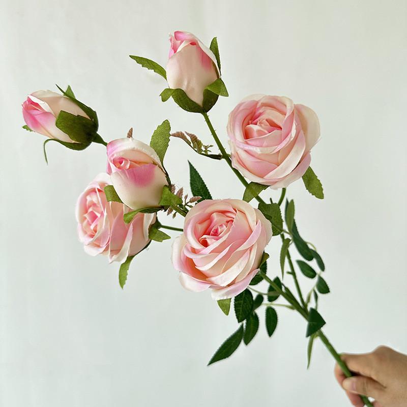 Flower Artificial Mini Rose Wedding Hotel Restaurant Desktop Decoration Ornament