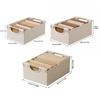 Foldable Clothes Storage Box Stackable Closet Storage Container  Wardrobe