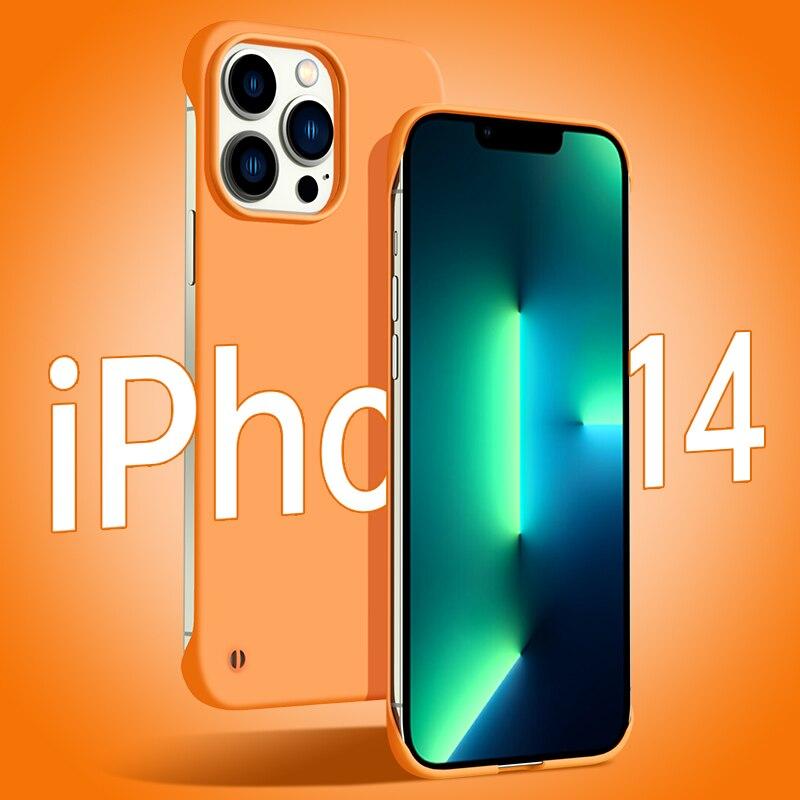 Funda Trasera Dura PC Antigolpes Ultra Fina Sin Marco Para iPhone 15 14 13 12 Mini 11 Pro Max X XR XS SE 7 8 Plus Fundas