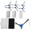 Compatible Replacement Parts for Coredy R3500 R650 R600 Robot Vacuum Includes 3 Pairs of Brushes and 6 Filters