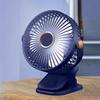 Portable Mini 360°Flip USB Rechargeable Table Fan Clip-on Type Desk Fan Hanging Clip Fan Night Light Air Cooler Outdoor