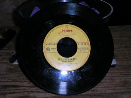 

7inch Record GEORGES BRASSENS Marinette Javais Lair Dun C... N372377F Philips 1956 France Pop Used