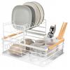 Dish Drying Rack with Drip Tray and Tray E-8078