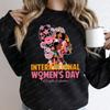 International Women's Day Sweatshirt Women's Day 2026 Shirt 8 March Women's Day Strong Women Inspire Inclusion Streetwear Women