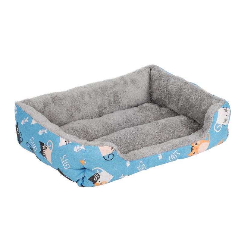 Warm Candy Color Pet Bed: Fast Delivery for Cats & Large Dogs