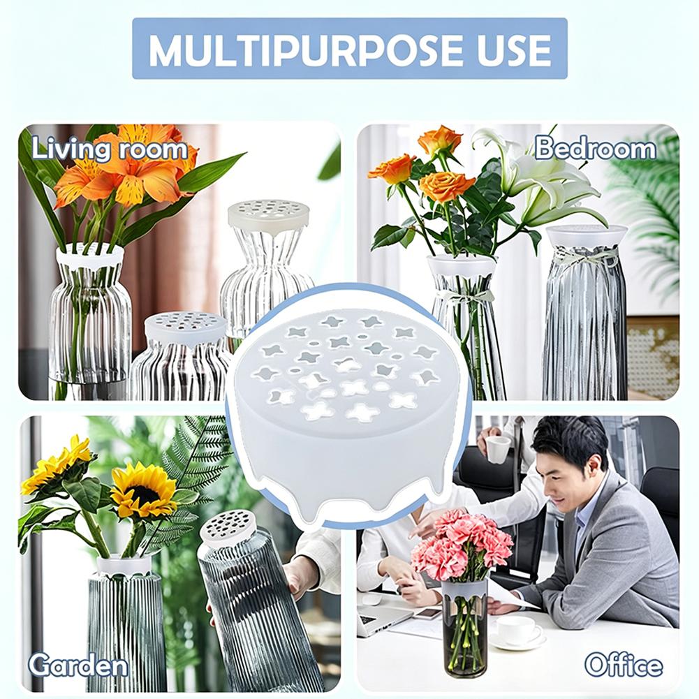 1/2PCS Silicone Spiral Flower Stem Holder Multifunctional DIY Bouquet Shaper Reusable Flower Arranger DIY Arrangement Holder