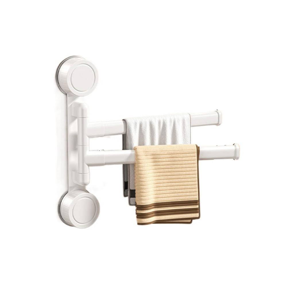 Rotating Swivel Towel Bar Multi-bar Bathroom Towel Rod Rust-proof Hanging Towel Holder  Living Room