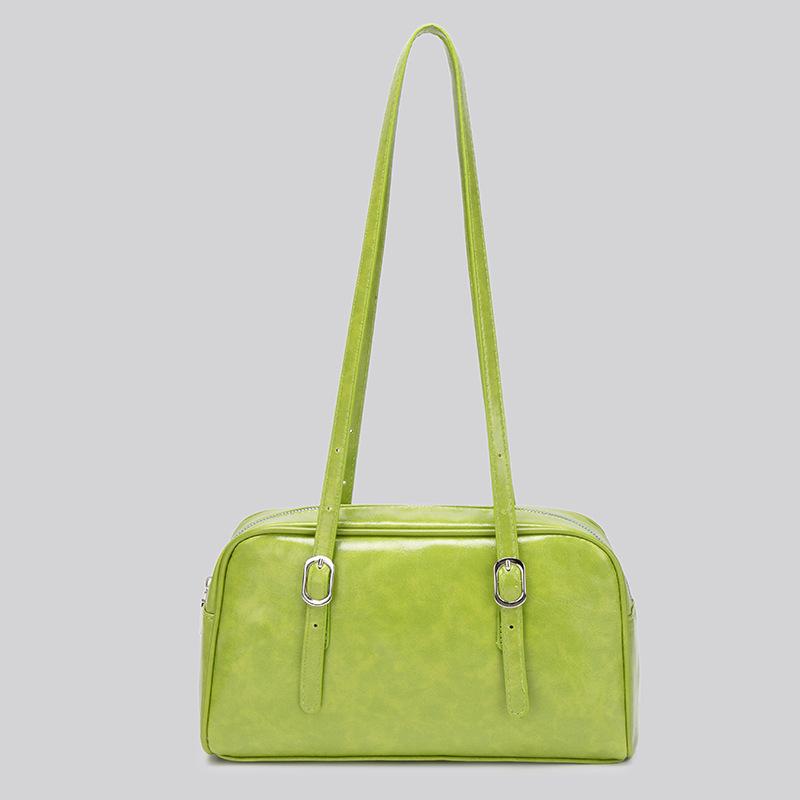 

Ladies large capacity shoulder and armpit bag, fashionable pillow and handbag, suitable for daily commuting.zwq зелёный