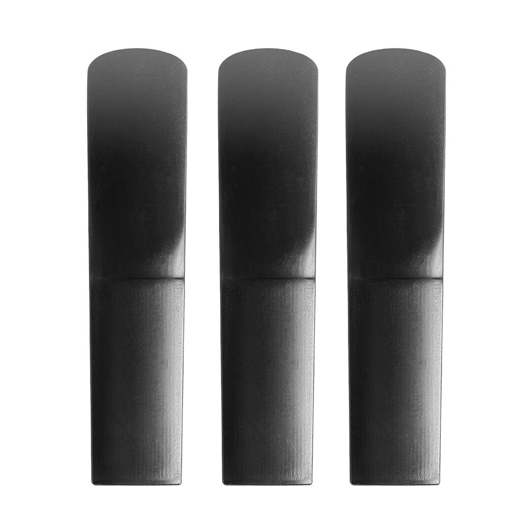 3Pcs Saxophone Reed Strength 1.5/2.0/2.5 Resin Soprano Saxophone Mouthpiece Reed for Saxophone Beginners Students