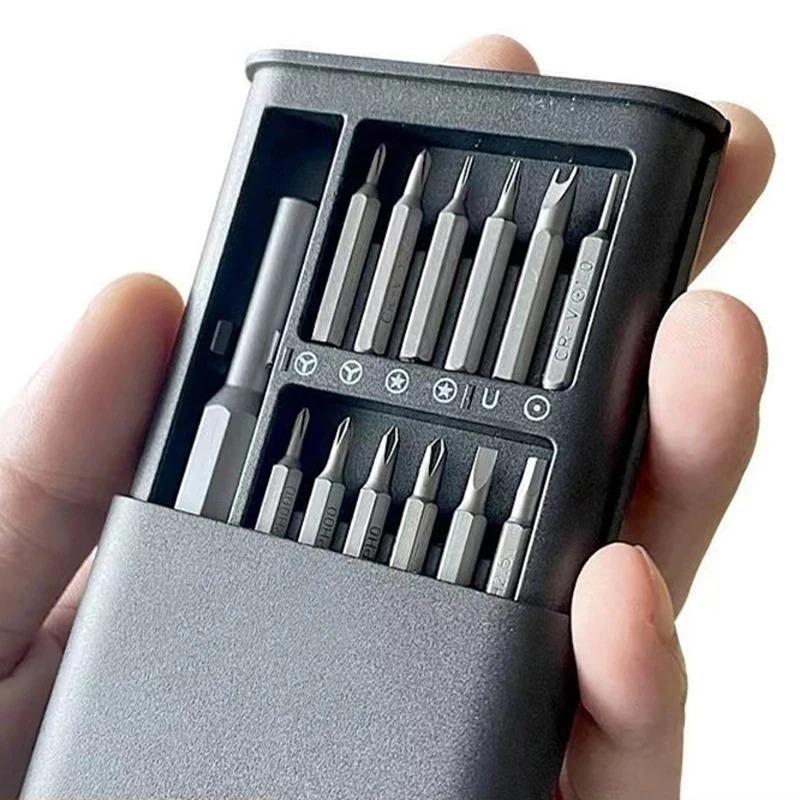 25 In 1 Precision Screwdriver Set Multi-functional Household Repair Tool Kit Bit Driver Kit for Phone Laptop Watch Electronic
