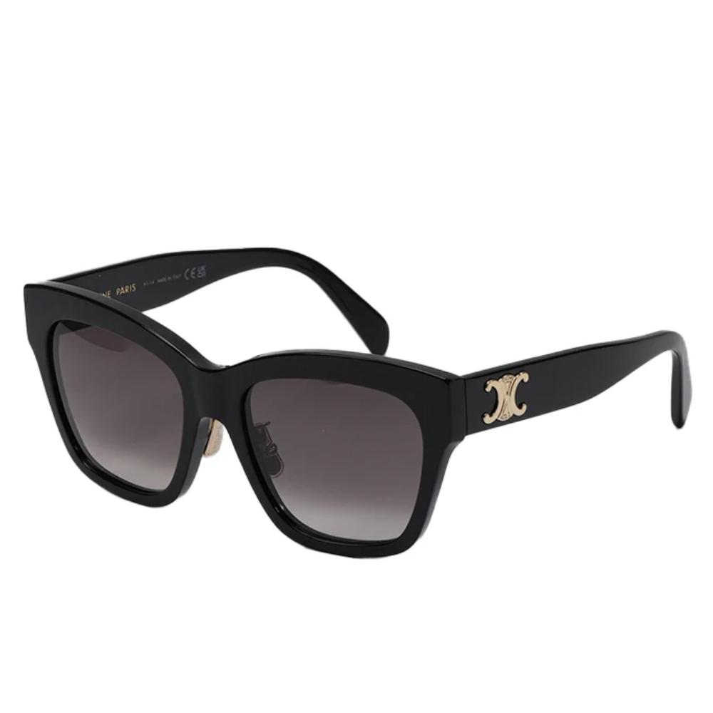 

Celine Iconic Irregular Frame Sunglasses Unisex sunglasses Black CL40253F-01F Brown Eyeglass Pouch