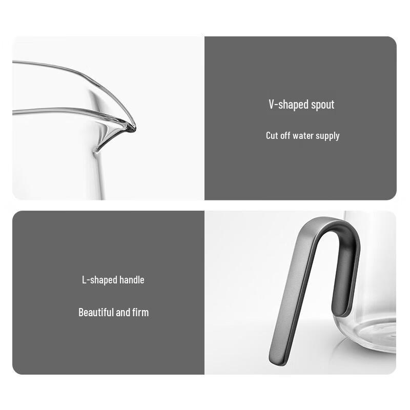 Shang Ming Heat-Resistant Borosilicate Glass Tea Pitcher