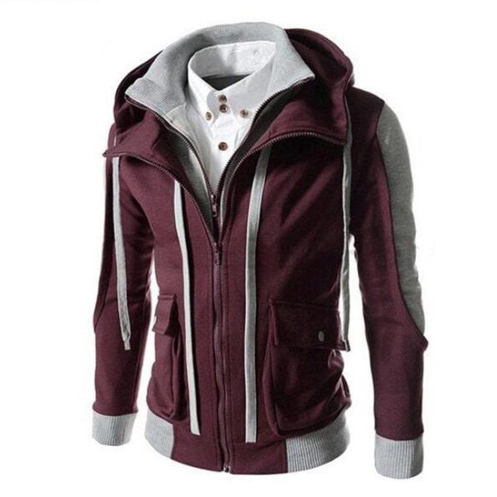 Luxurious Men's Winter Hoodie With Warm Hooded Sweatshirt For Ultimate Comfort