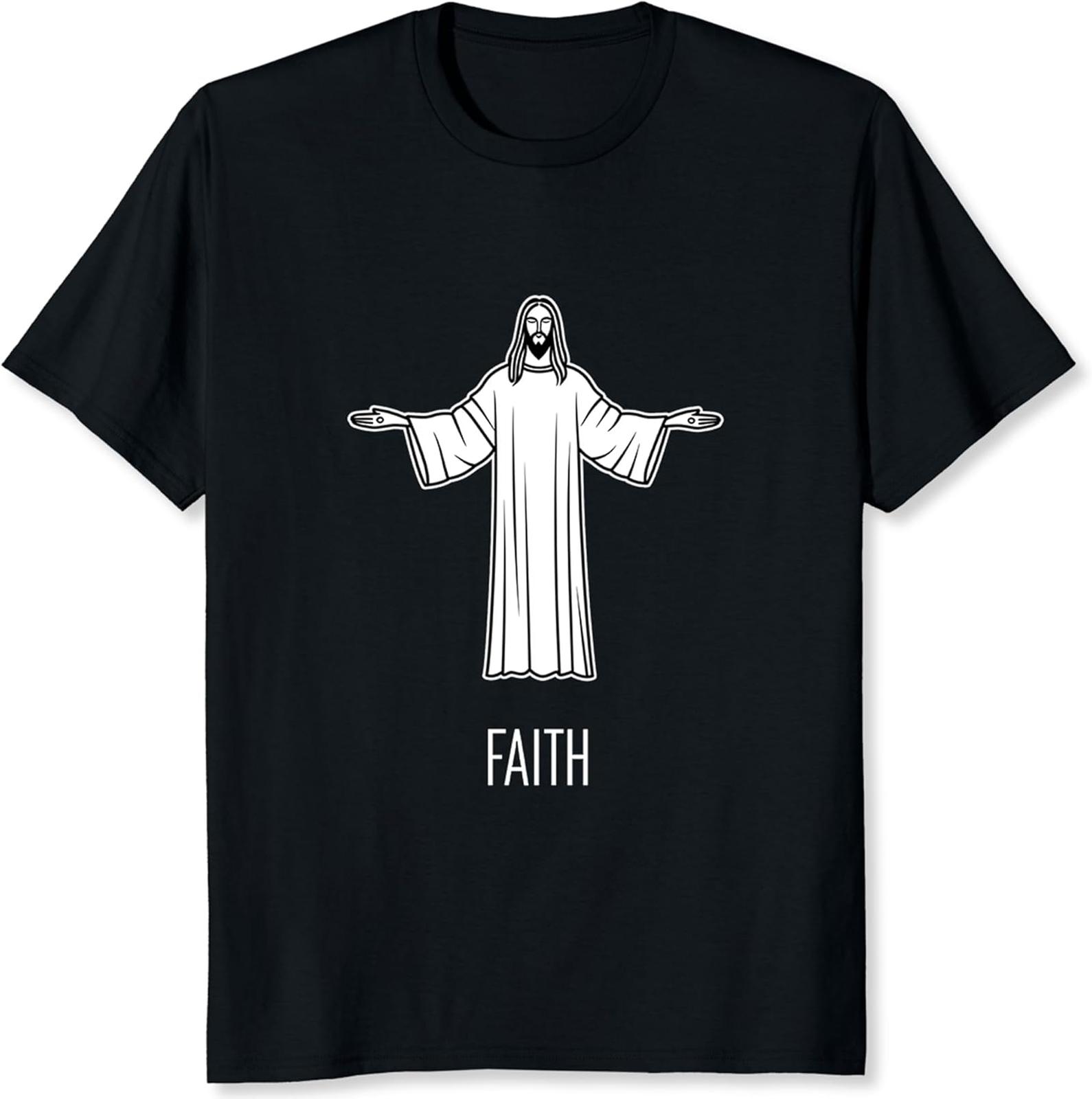 NEW LIMITED Jesus Cross Shirt Faith Christian T-Shirt M