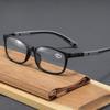 New High-Definition Anti-Blue Light Reading Glasses Business-Style Square Frame Ultra-Light Presbyopia Eyewear Unisex