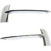 2PCS Chrome Front Bumper Trim Set For BMW X5 2014-2018 51117325396, 51117325395