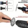1/5 Ultra-thin 1mm Mini Drill Pipe Cutting Wood Stone Plastic Glass Brick Diamond Cutting Disc Wheel Rotating Tool Circular Saw