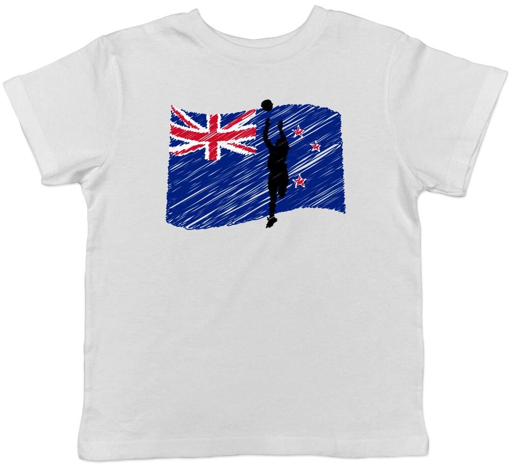 New Zealand Netball Boys Girls Kids Childrens T-Shirt 150
