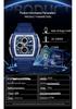 Sanda Men's Sports Barrel-Shaped Luminous Countdown Watch with Triple Time Zone and Dual Display, Waterproof Design.