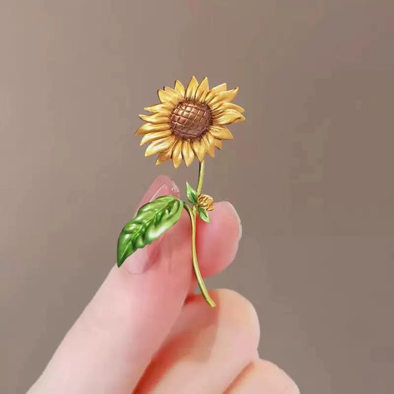 Blume Schmetterling Brosche, Modische High-End Herren- und Damen Anti-Rutsch Nadel Accessoire Geschenk