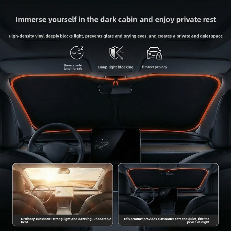 Xiaomi UV Protection Curtain Styling Accessories Folding Car Window Sunshade Cover Sun Shade Windscreen Windshield Visor Protector