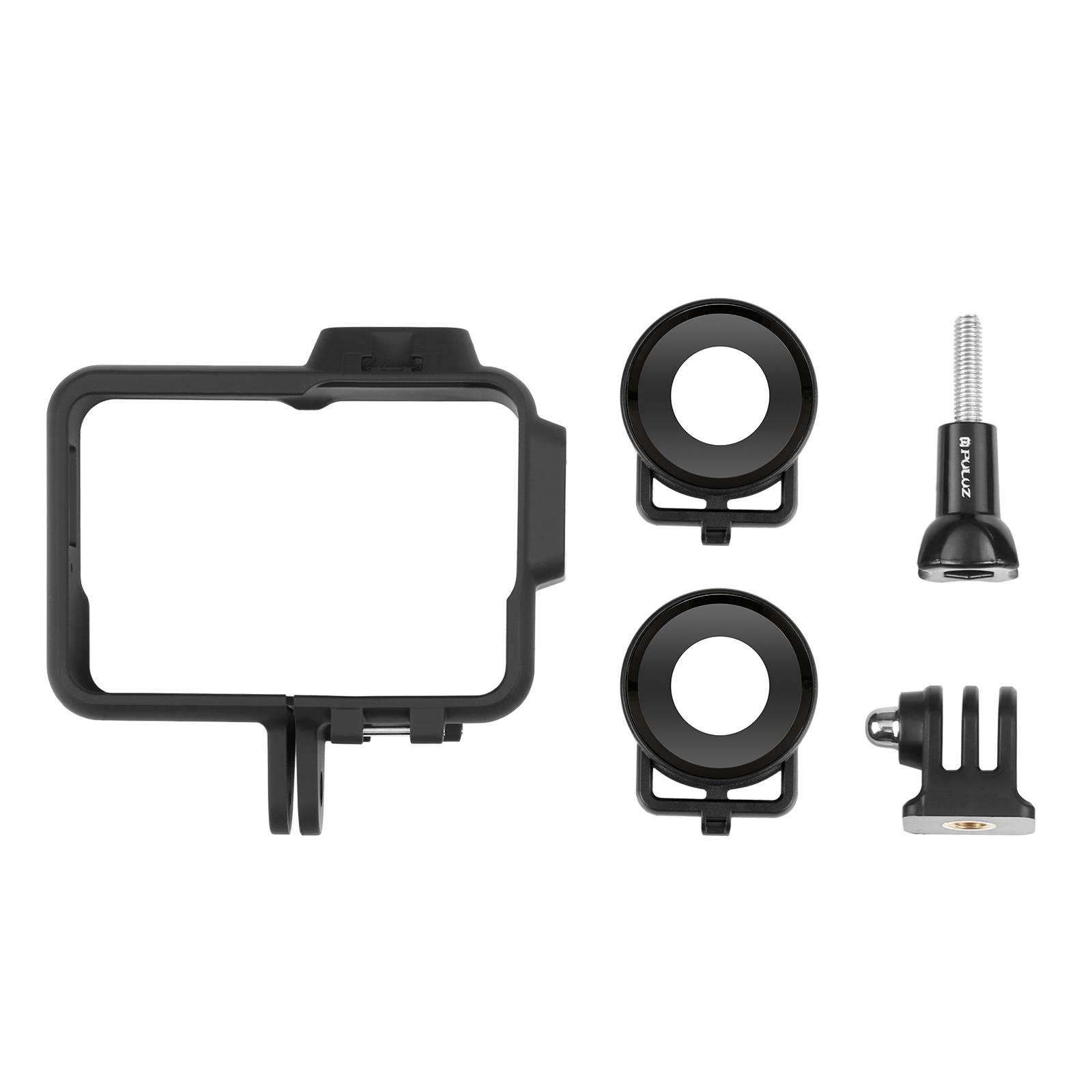 

PULUZ Plastic Frame Case with Organic Tempered Glass Lens Guard for Insta360 One RS 360 Edition