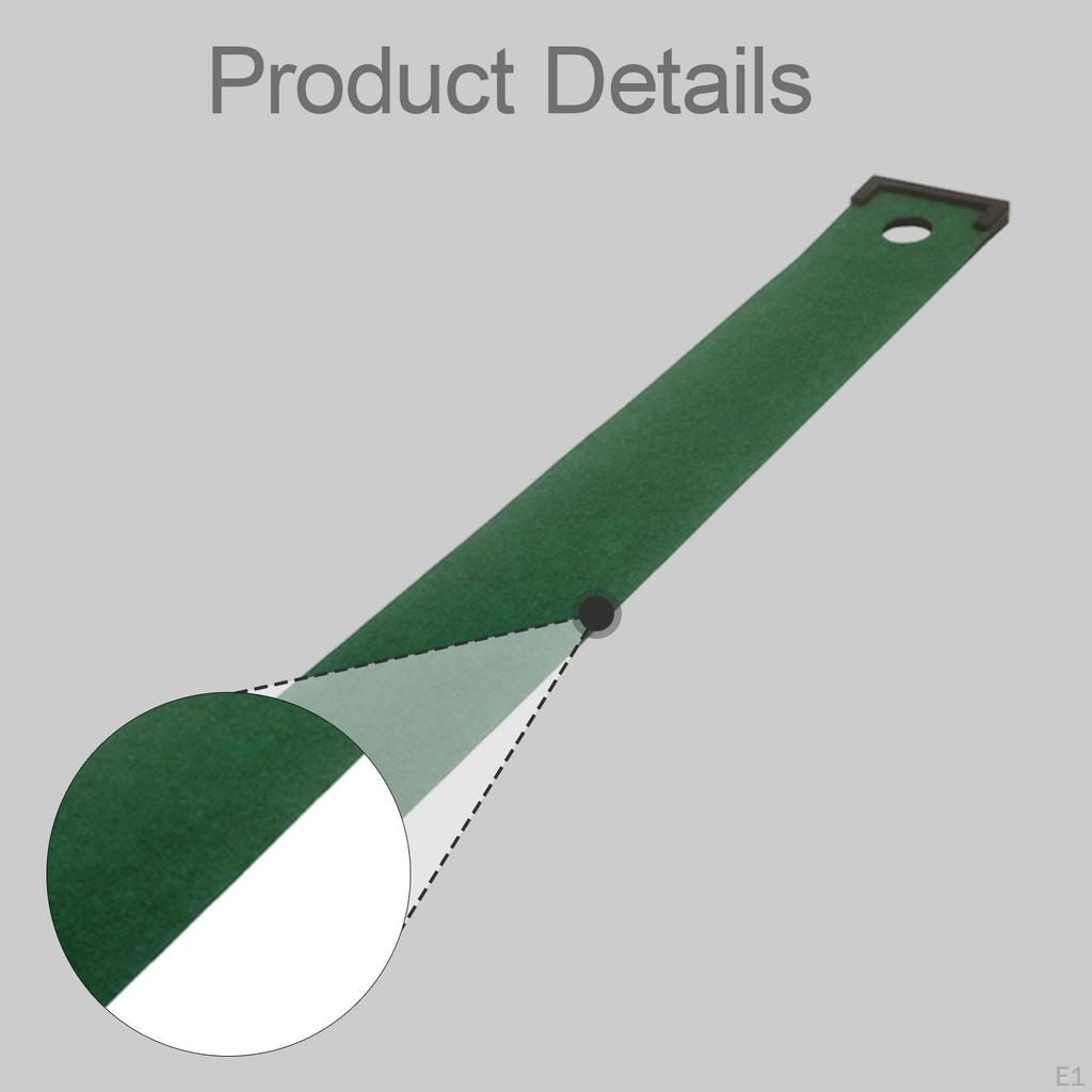 Golf-Puttingmatte mit Rückholfunktion und Putter-Trainingsgerät (9 Grad Neigung) – ideales Geschenk für Väter, für Zuhause, Büro oder Partys