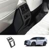 NEW-RHD For Mitsubishi OUTLANDER 2022 Armrest Box Rear Air Vent Frame Anti-Kick Cover Sticker Trim Car