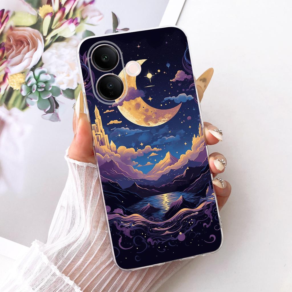 For Vivo V60 Lite 4G Case V2530 New Fashion Painted Cover Soft Slim Phone Case For Vivo V60 V 60 Lite V60Lite 5G Back Cover Bags